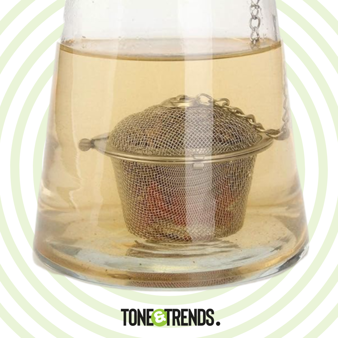 Stainless Steel Tea Infuser Ball – Perfect for Brewing Tea and Spices