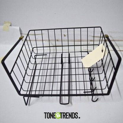 Durable 4-in-1 Under-Shelf Metal Storage Basket