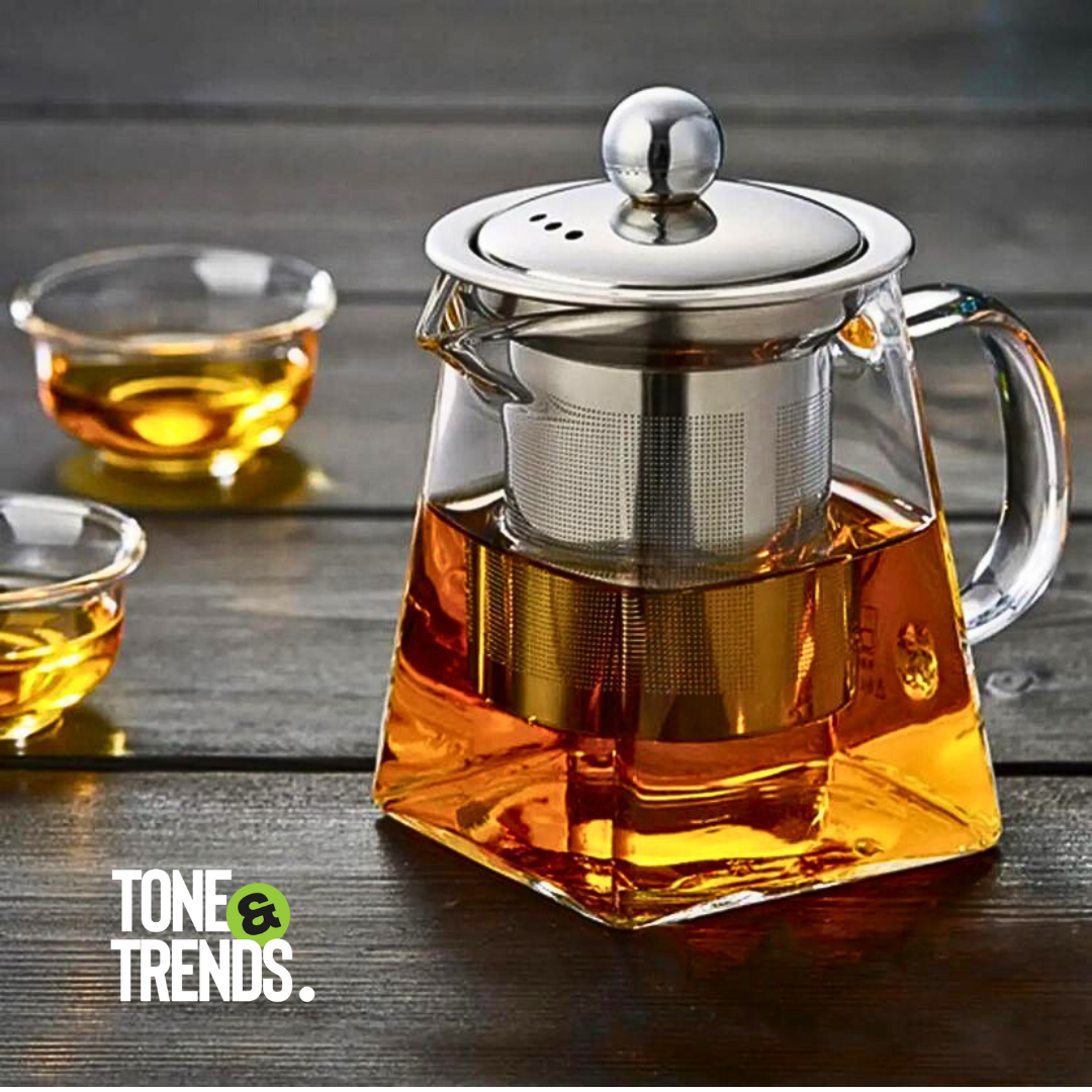 Glass Tea Pot With Infuser, 750ml