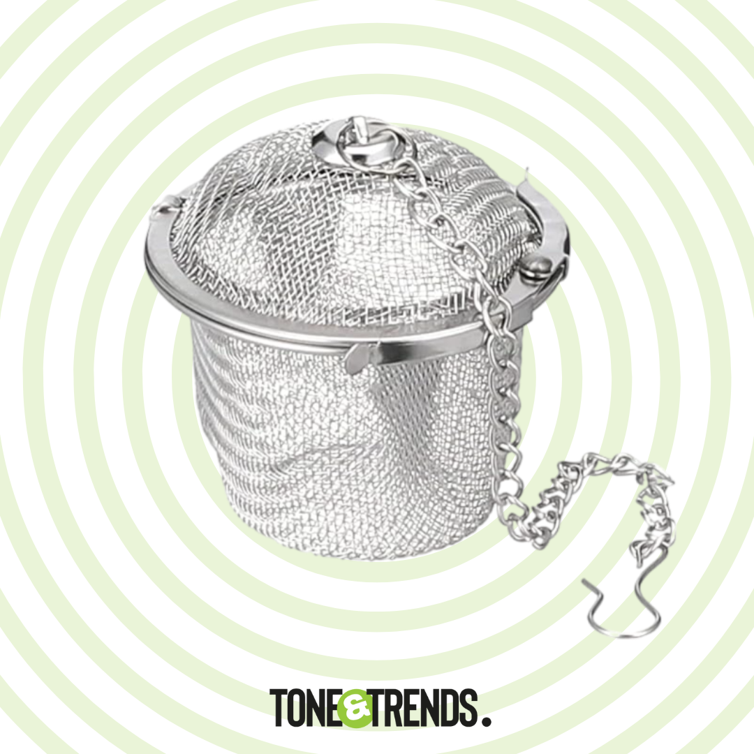 Stainless Steel Tea Infuser Ball – Perfect for Brewing Tea and Spices